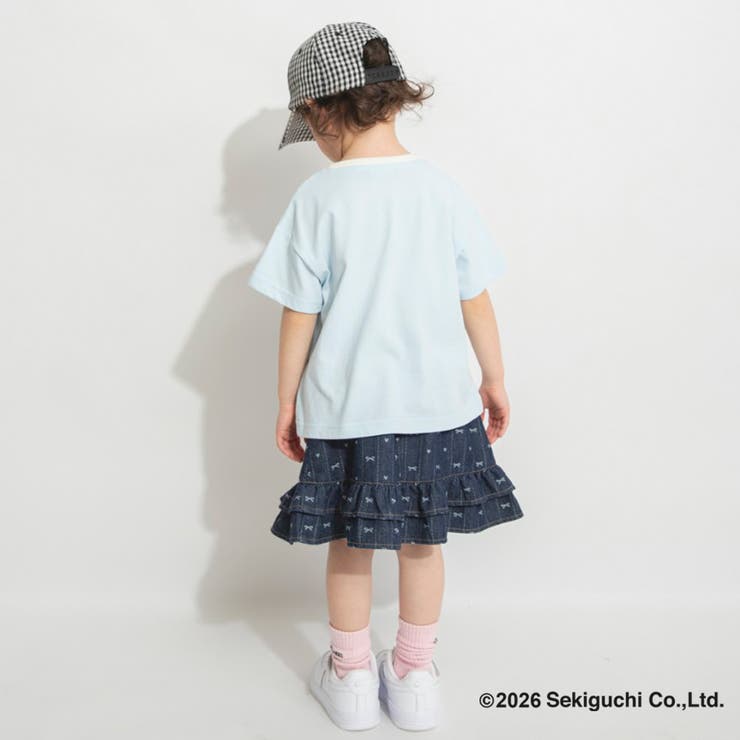 【モンチッチ】リンガー半袖Tシャツ | ブランシェス | 詳細画像15 