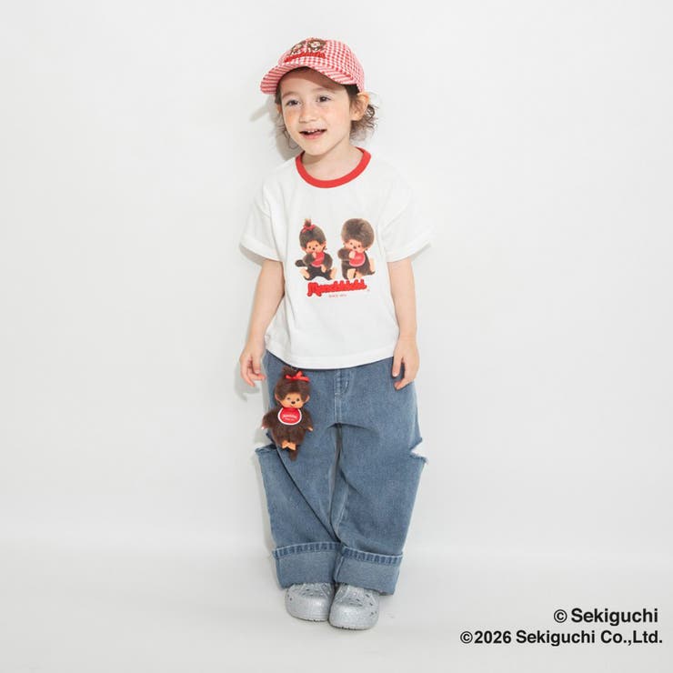 モンチッチ】リンガー半袖Tシャツ[品番：BRSK0009935]｜ブランシェス