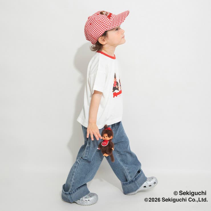【モンチッチ】リンガー半袖Tシャツ | ブランシェス | 詳細画像5 