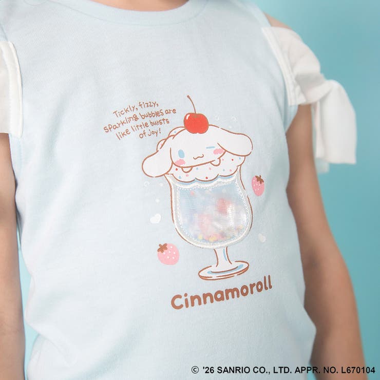 【サンリオキャラクターズ】シフォン肩あきトップス Tシャツ ハローキティ | ブランシェス | 詳細画像18 