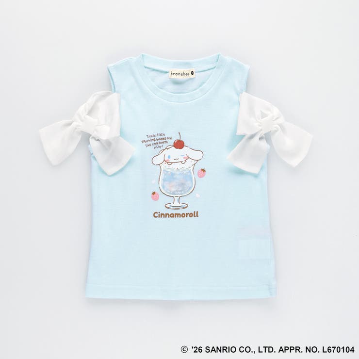 【サンリオキャラクターズ】シフォン肩あきトップス Tシャツ ハローキティ | ブランシェス | 詳細画像19 
