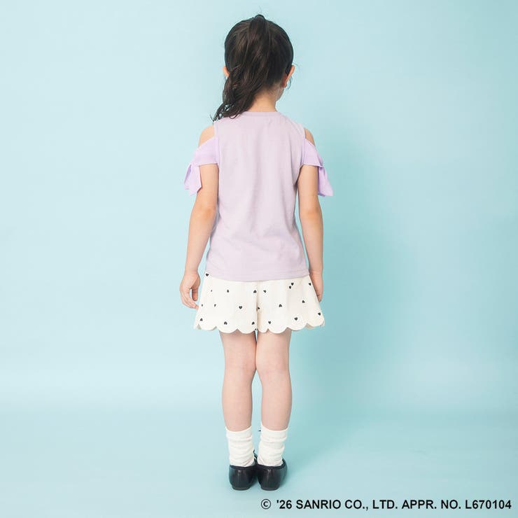 【サンリオキャラクターズ】シフォン肩あきトップス Tシャツ ハローキティ | ブランシェス | 詳細画像31 