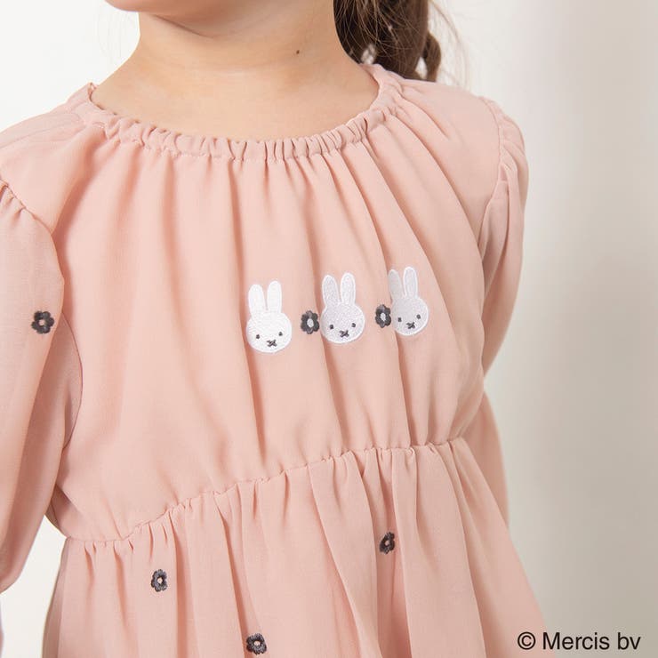 【miffy ミッフィー】総柄刺しゅうチュニック キッズ | ブランシェス | 詳細画像16 