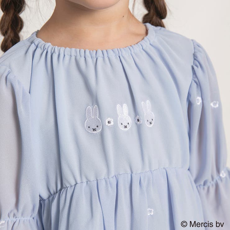 【miffy ミッフィー】総柄刺しゅうチュニック キッズ | ブランシェス | 詳細画像8 