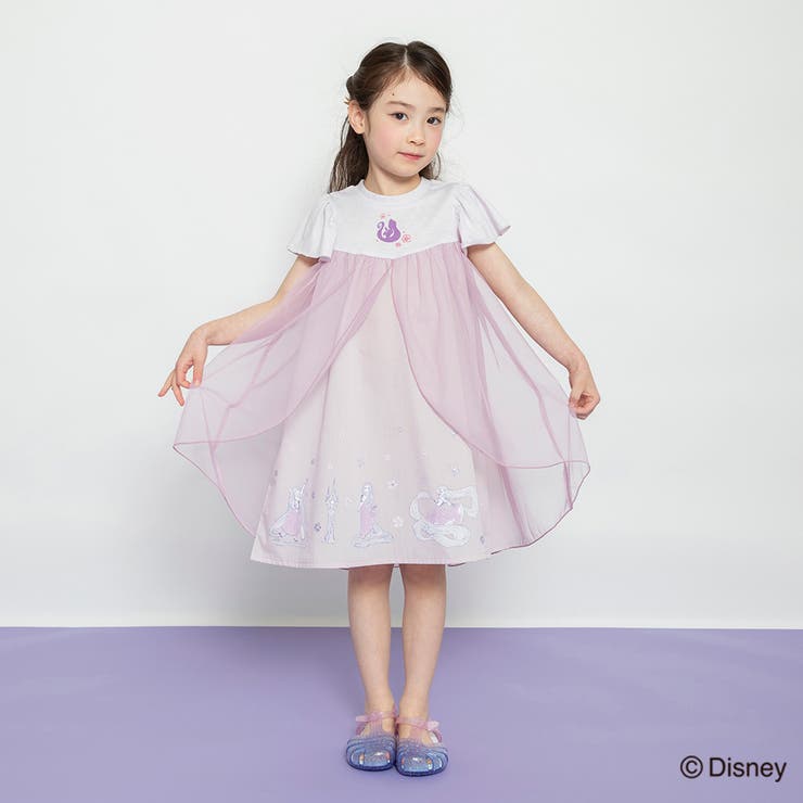 ラベンダー | 【DisneyCollection ディズニーコレクション】チュール付きワンピー… | ブランシェス