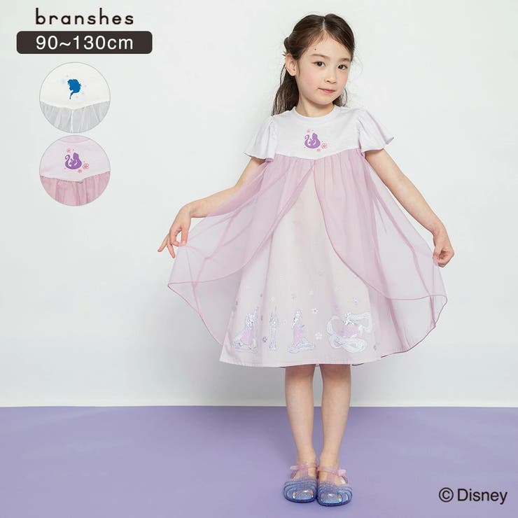 【DisneyCollection ディズニーコレクション】チュール付きワンピー… | ブランシェス | 詳細画像1 