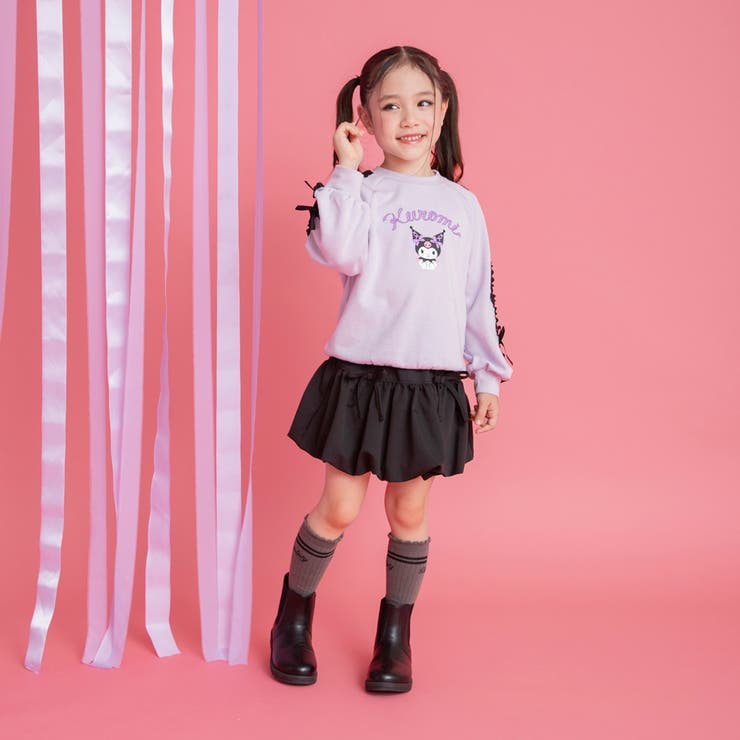 【サンリオキャラクターズ】マイメロディ＆クロミ袖レーストレーナー メロクロ 女の… | ブランシェス | 詳細画像10 
