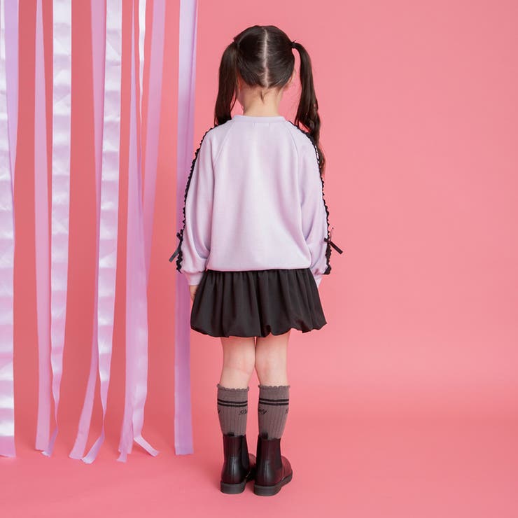 【サンリオキャラクターズ】マイメロディ＆クロミ袖レーストレーナー メロクロ 女の… | ブランシェス | 詳細画像12 