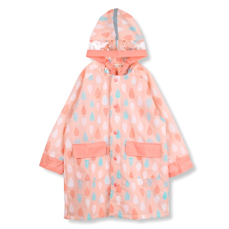 Girlレインドロップ柄レインコート 品番 Brsk Branshes ブランシェス のキッズファッション通販 毎日送料無料 Shoplist ショップリスト
