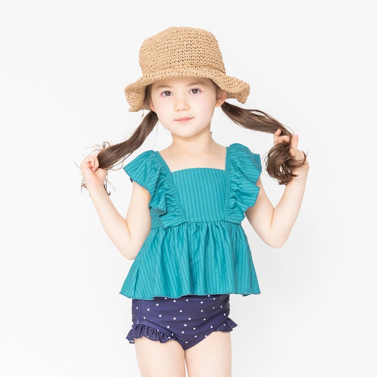 水着 フリルタンキニ 品番 Brsk Branshes ブランシェス のキッズファッション通販 Shoplist ショップリスト