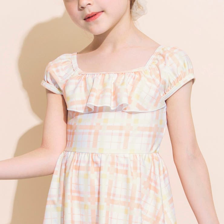 【水着】マドラスチェックワンピース 子供服 キッズ | ブランシェス | 詳細画像12 