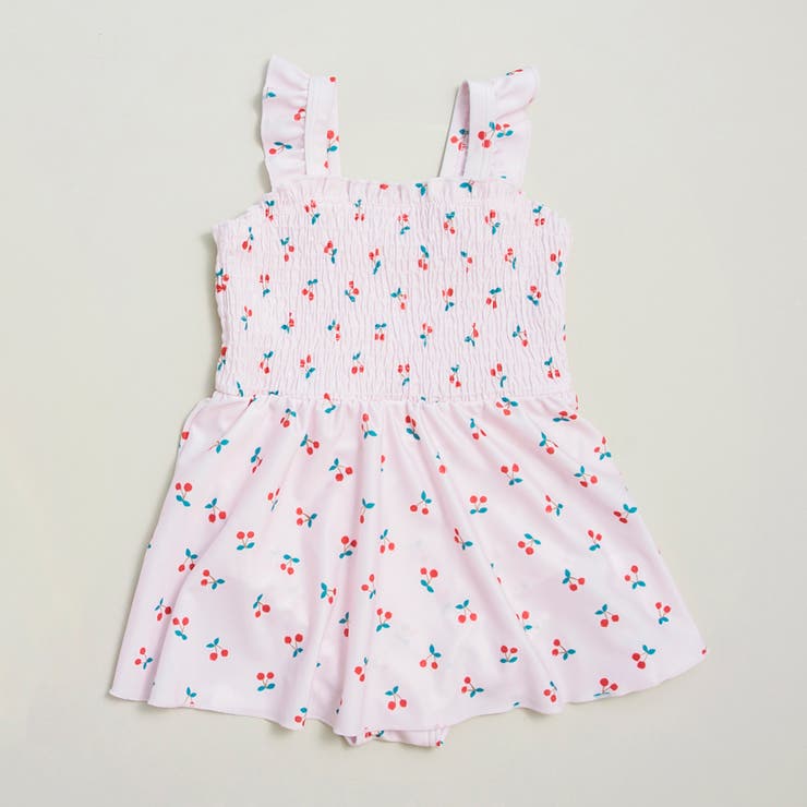 ボンポワン　さくらんぼ　ワンピース　12A 150 ボンポワン さくらんぼ ワンピース 12A 150 ボンポワン さくらんぼ