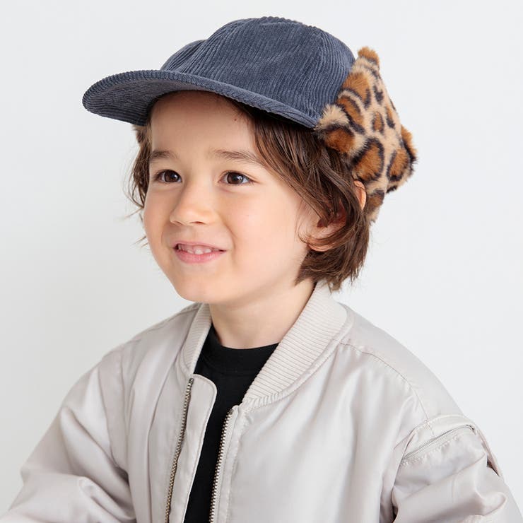 チャコールグレー | コーデュロイフライトキャップ | ブランシェス