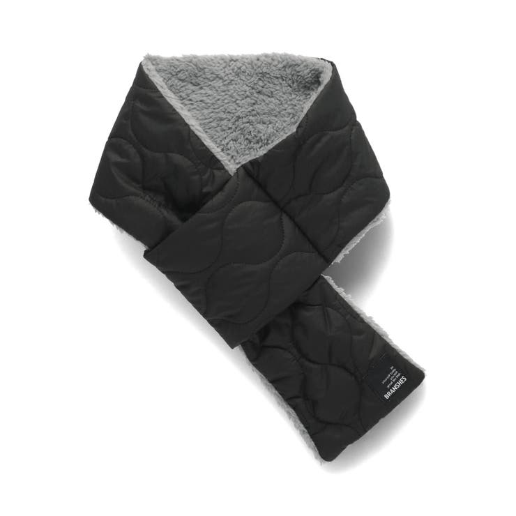 ブラック | キルトマフラー | ブランシェス