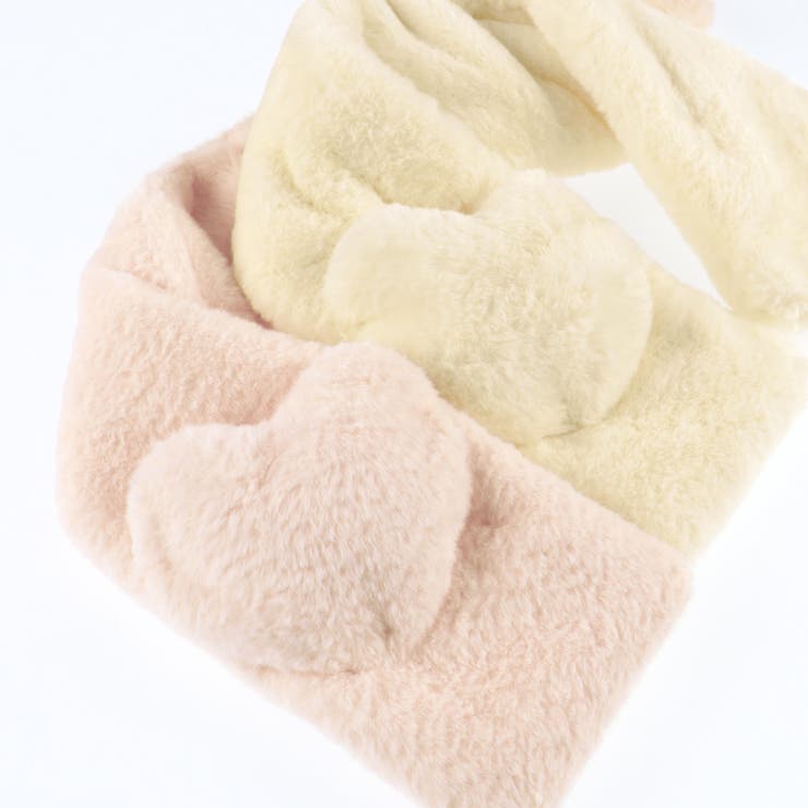 ハート型フェイクファーマフラー | ブランシェス | 詳細画像13 