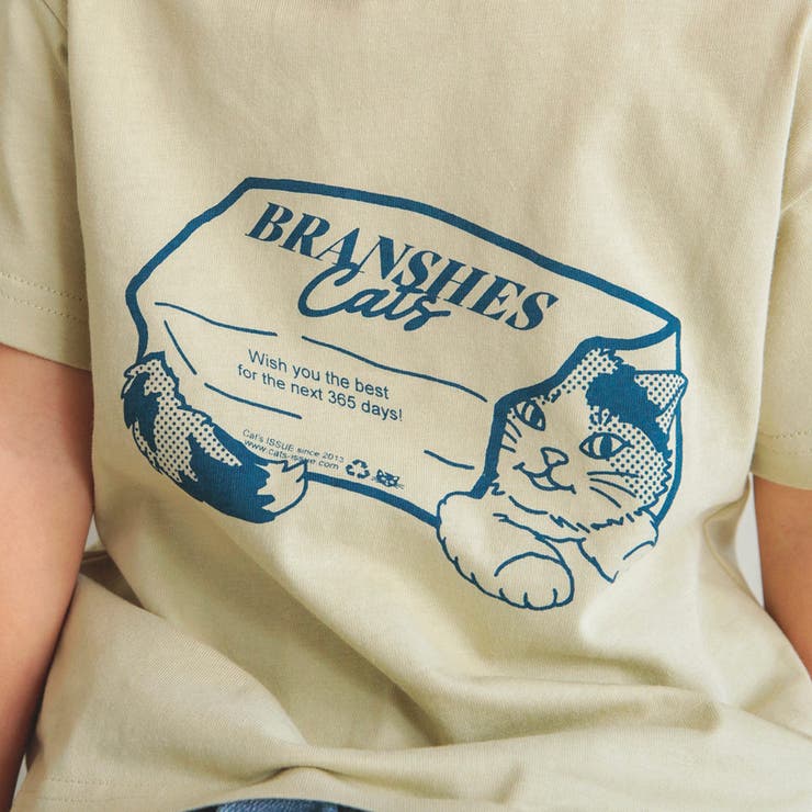 【Cat’s ISSUE】グラフィック半袖Tシャツ | ブランシェス | 詳細画像10 