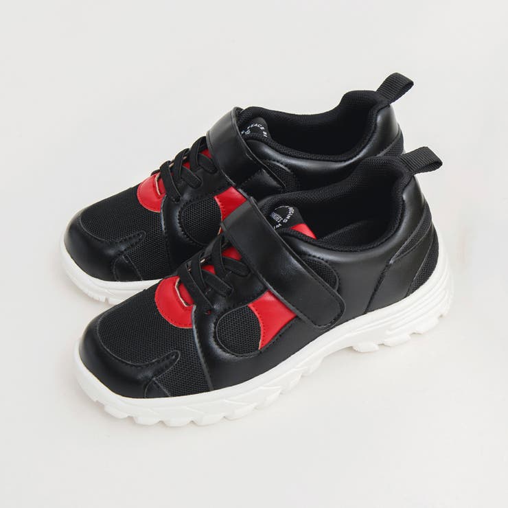 ブラック | 【足育】配色スニーカー | ブランシェス