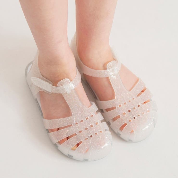 ホワイト | キラキラクリアサンダル | ブランシェス