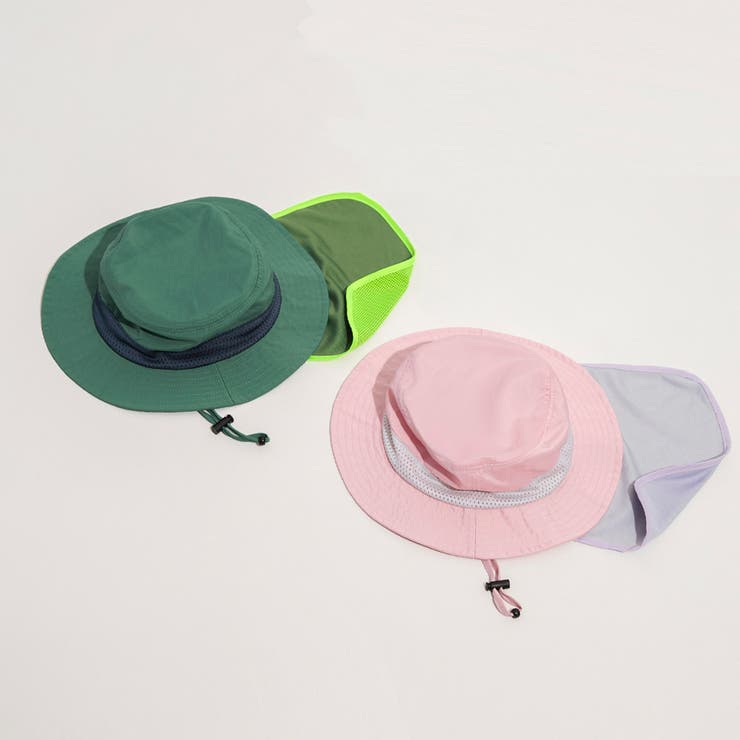 【接触冷感】フローズンメッシュネックカバー付きハット | ブランシェス | 詳細画像16 