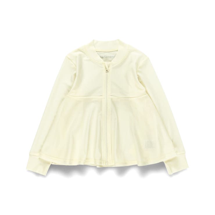 アイボリー | 【水着】長袖 ラッシュガード | ブランシェス