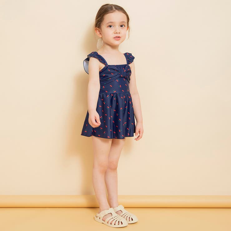 【水着】リボンアクセント総柄 ワンピース | ブランシェス | 詳細画像17 