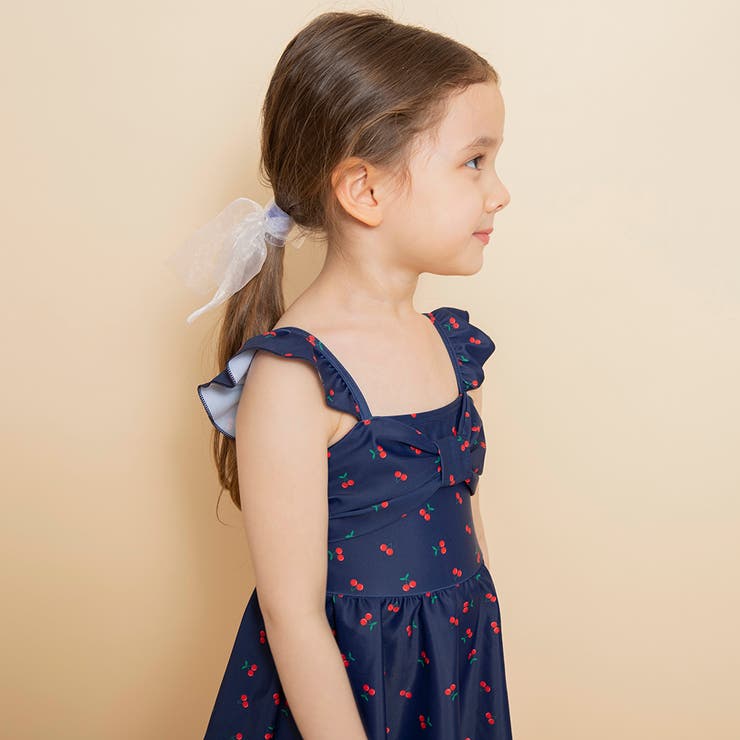 【水着】リボンアクセント総柄 ワンピース | ブランシェス | 詳細画像21 