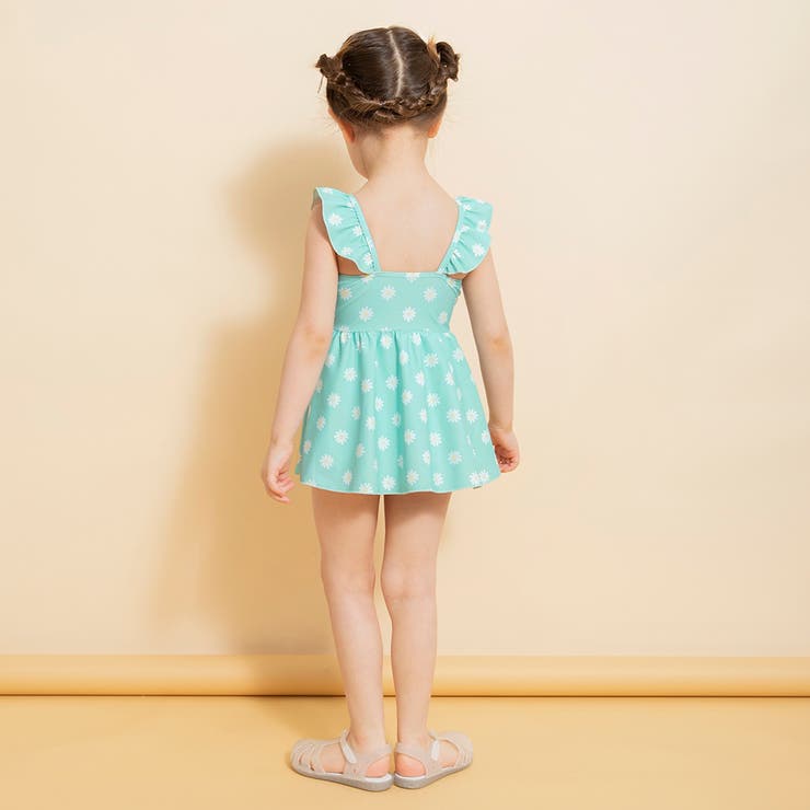 【水着】リボンアクセント総柄 ワンピース | ブランシェス | 詳細画像5 