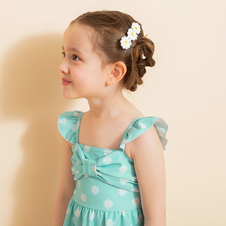 【水着】リボンアクセント総柄 ワンピース | ブランシェス | 詳細画像6 