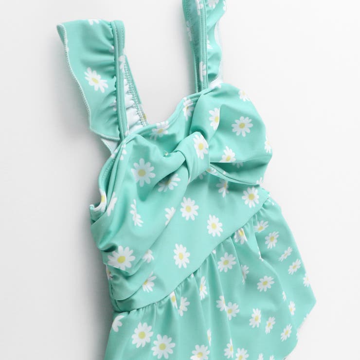 【水着】リボンアクセント総柄 ワンピース | ブランシェス | 詳細画像7 