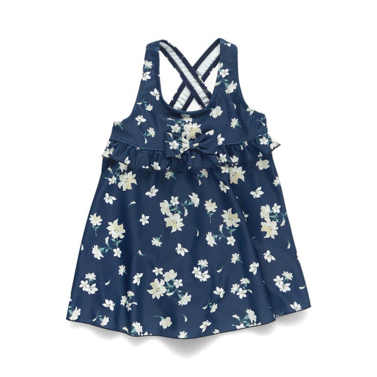 【水着】サンドレス風総柄 ワンピース/花柄/ギンガム チェック | ブランシェス | 詳細画像13 