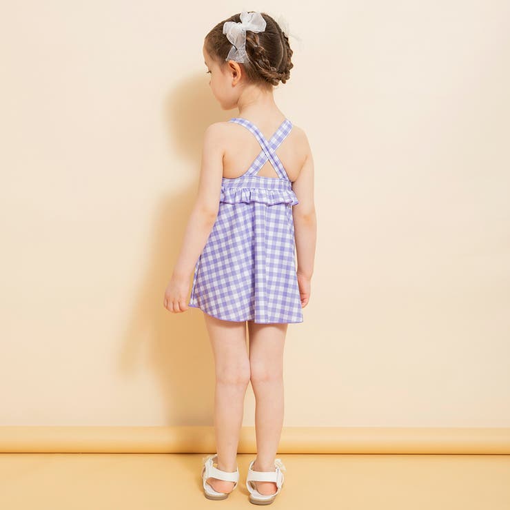 【水着】サンドレス風総柄 ワンピース/花柄/ギンガム チェック | ブランシェス | 詳細画像24 