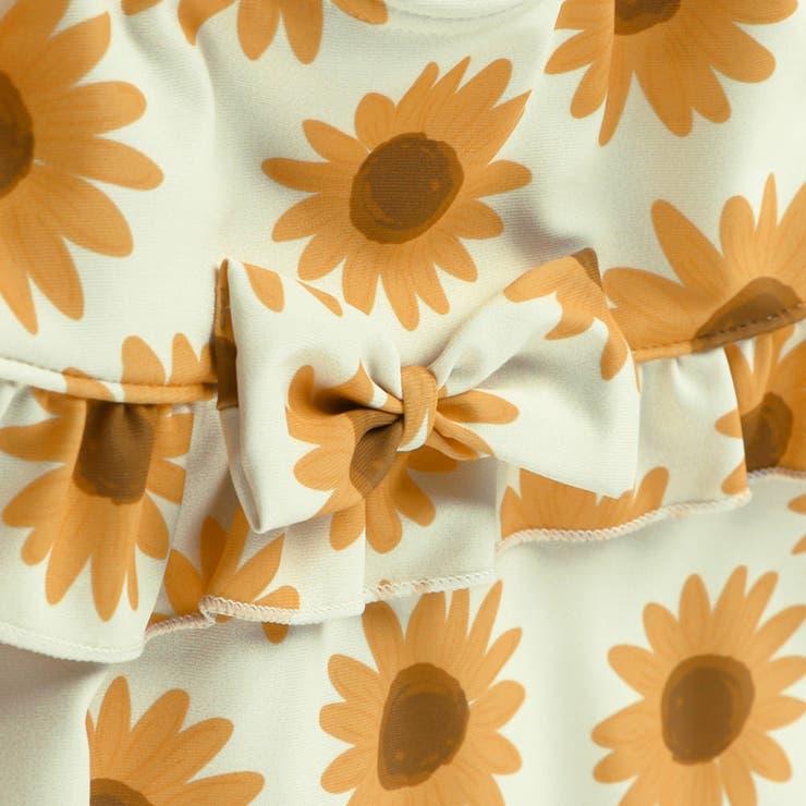 【水着】サンドレス風総柄 ワンピース/花柄/ギンガム チェック | ブランシェス | 詳細画像5 