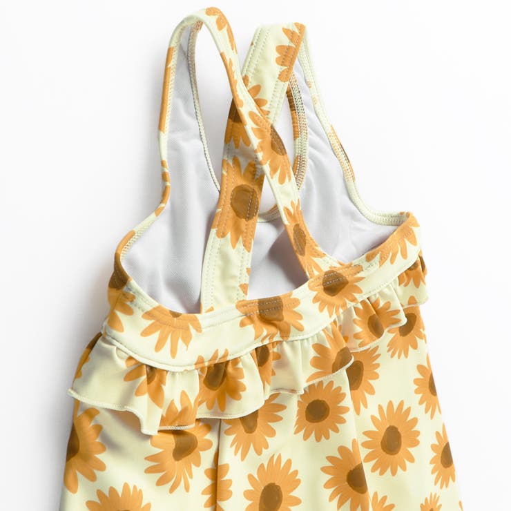 【水着】サンドレス風総柄 ワンピース/花柄/ギンガム チェック | ブランシェス | 詳細画像9 