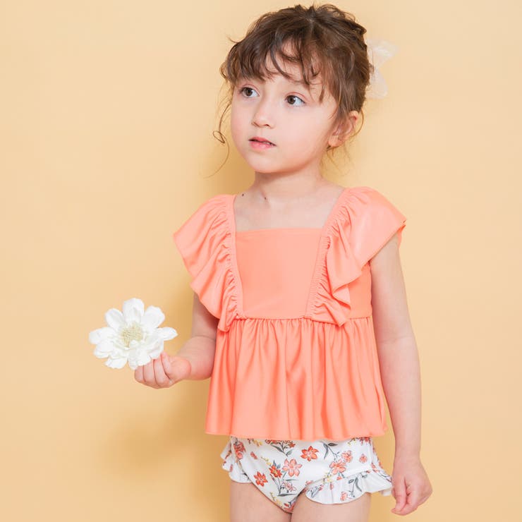 サーモンピンク | 【水着 / SWIM】フリル タンキニ/セパレート/ビキニ | ブランシェス