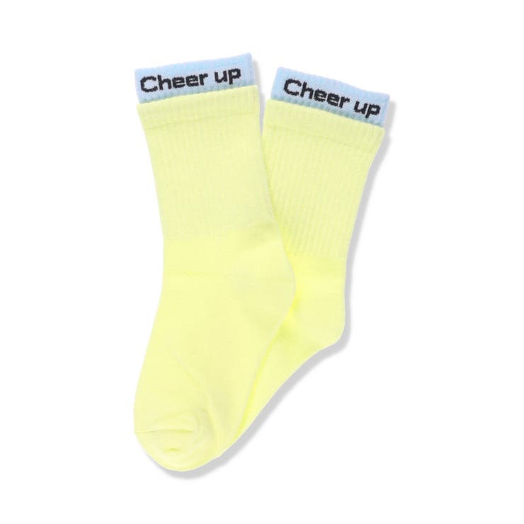 クリーム | 配色リブソックス | ブランシェス