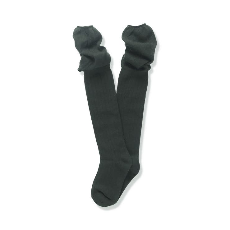 チャコールグレー | シアー切替ハイソックス | ブランシェス