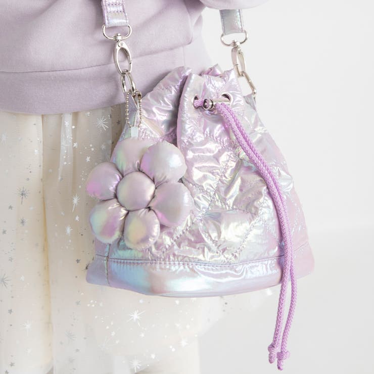 ラベンダー | プリンセス ショルダー バッグ/キッズ/女の子/オーロラ/キラキラ/チャーム | ブランシェス