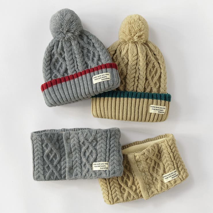 【あったか】ケーブル柄ネックウォーマー/スヌード/マフラー | ブランシェス | 詳細画像9 