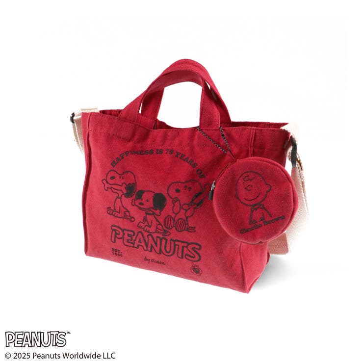 【ピーナッツ75周年】×ブランシェス キャンバス トートバッグ | ブランシェス | 詳細画像3 