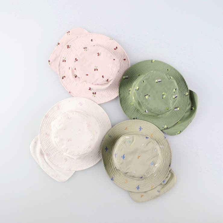 日よけ付き刺しゅうハット | ブランシェス | 詳細画像10 