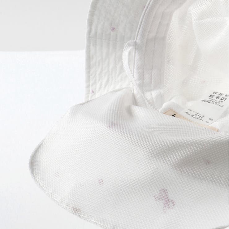 日よけ付き刺しゅうハット | ブランシェス | 詳細画像5 