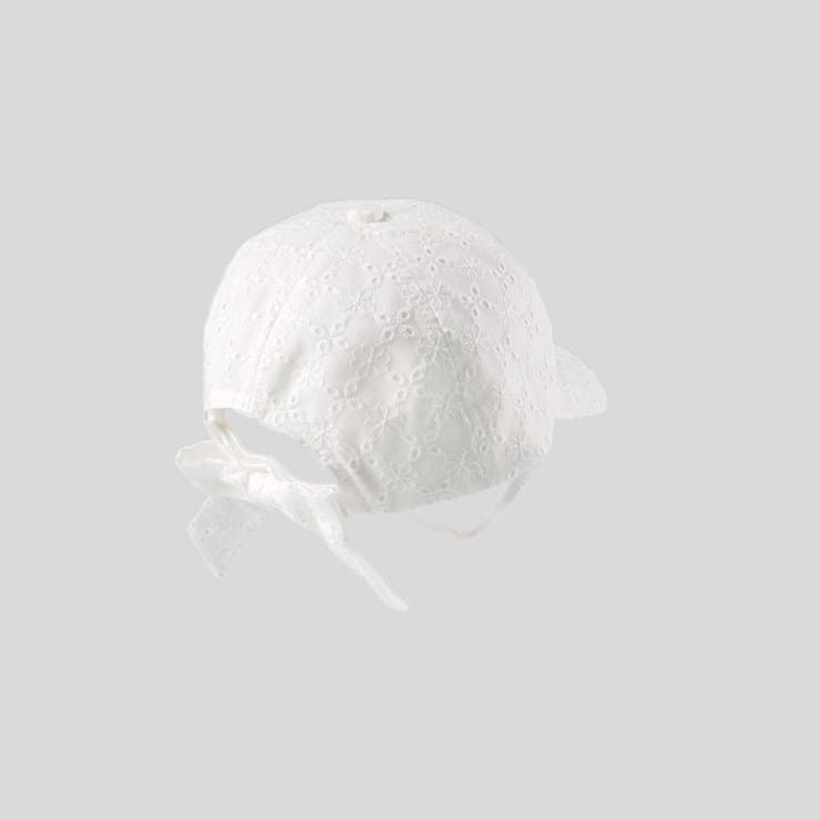 カットワークレースリボンキャップ | ブランシェス | 詳細画像7 