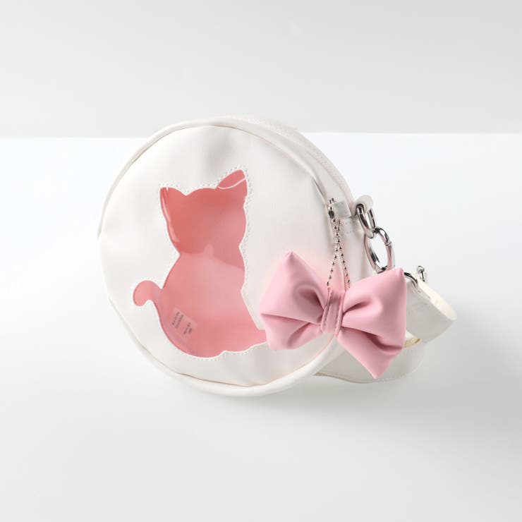 リボンチャーム付きクリアポシェット | ブランシェス | 詳細画像3 