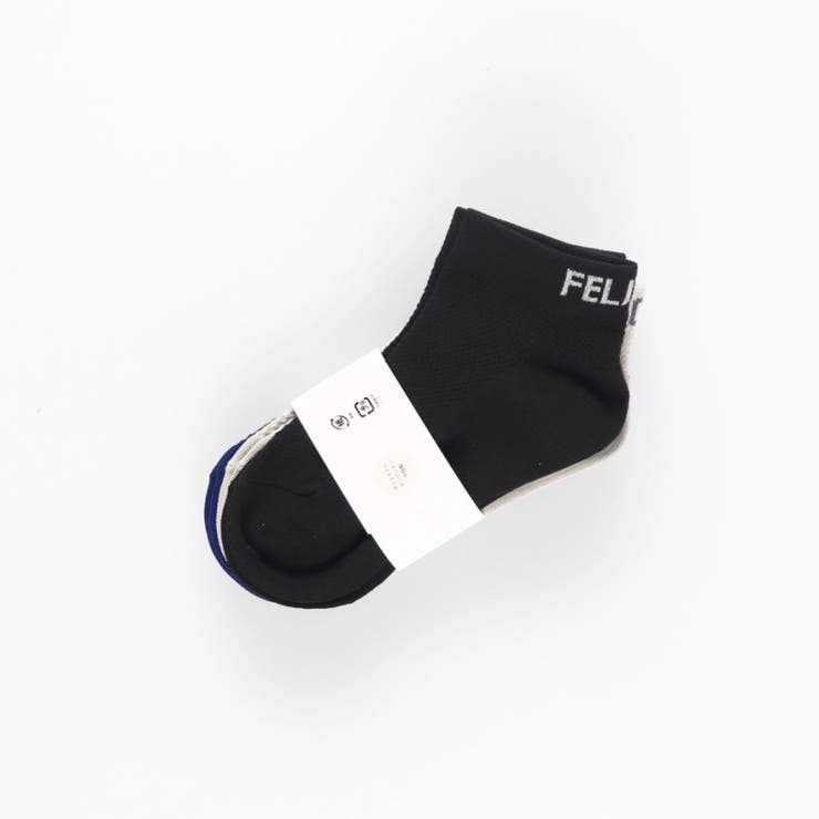 【速乾/通気性】ワイドメッシュアンクル3Pソックス | ブランシェス | 詳細画像3 