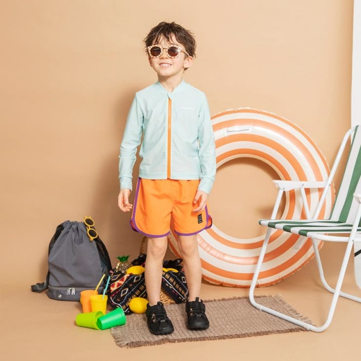 【水着 / SWIM】長袖ラッシュガード | ブランシェス | 詳細画像4 