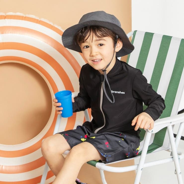 【水着 / SWIM】スプラッシュ総柄サーフパンツ | ブランシェス | 詳細画像14 