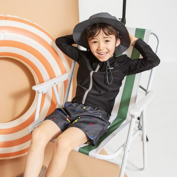 【水着 / SWIM】スプラッシュ総柄サーフパンツ | ブランシェス | 詳細画像15 