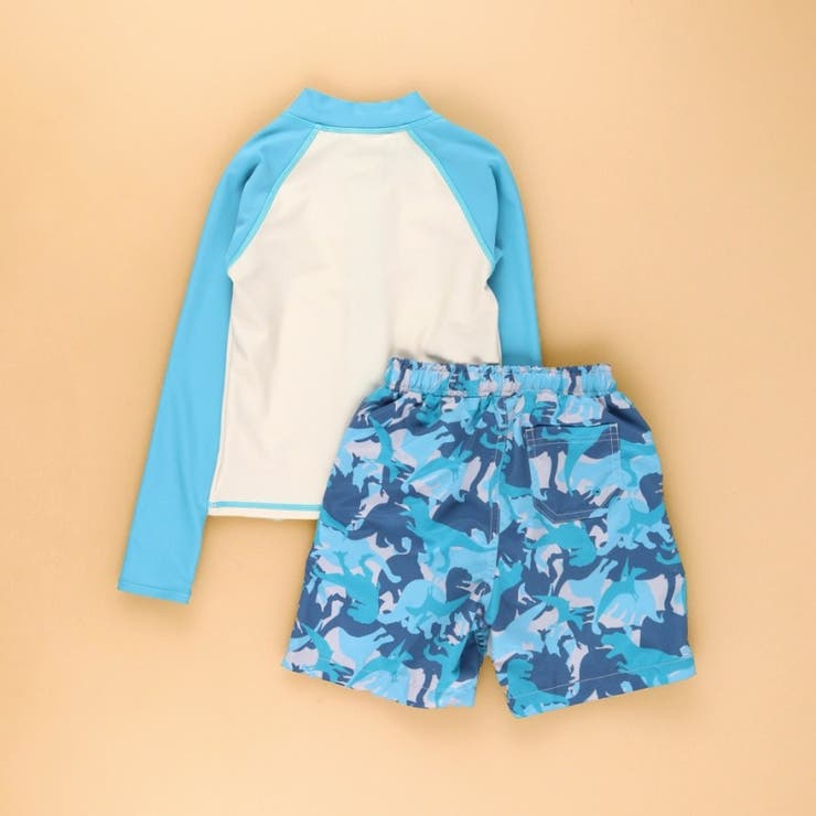 【水着 / SWIM】長袖ラッシュガード＆サーフパンツセット | ブランシェス | 詳細画像8 