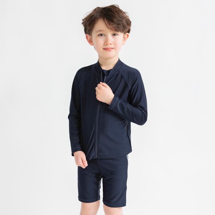 【スクール水着/SWIM】長袖ラッシュガード | ブランシェス | 詳細画像3 