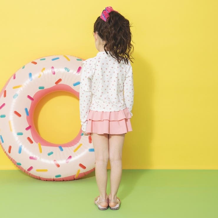 【水着 / SWIM / WEB限定】長袖ラッシュガード＆スカパン２点セット | ブランシェス | 詳細画像10 